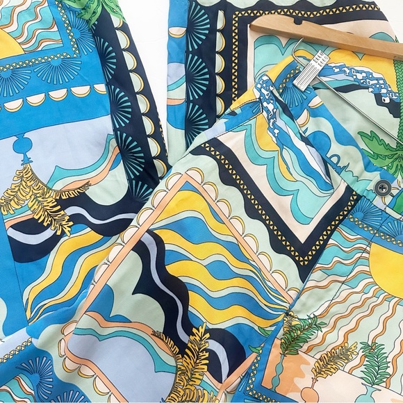 Anthropologie Maeve Sunshine Wide-Leg Pants Size 6 - Picture 8 of 13